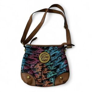 Vintage Y2K Apple Bottoms Multicolor Logo Purse